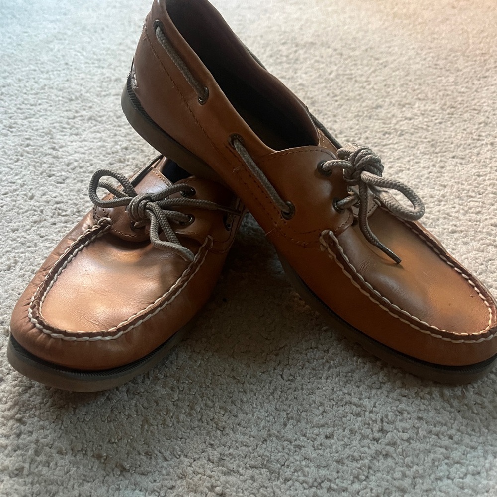 Classic Sperry Men’s Brown Boat Shoes